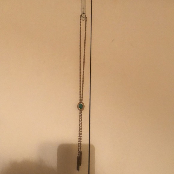 VTG Avon 1973 vintage elliptical emerald stone tassel adjustable discontinued - Picture 6 of 11